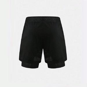 NEW OEM Custom Blank Polyester Workout Running Athletic <b>Sweat</b> Gym Basketball Double Layer Mesh <b>Shorts</b> for Men - Product Image 5