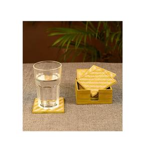 Posavasos de mármol sostenibles diseñados en forma de hoja, posavasos y alfombrillas de venta directa de fábrica Premium - Product Image 1