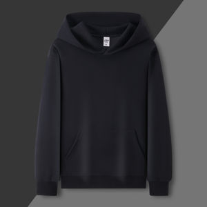 Hiver Saison Personnalisé Solide Couleur Hoodies Street Wear Tricoté Casual Outfit Polaire Hommes Hoodies - Product Image 2