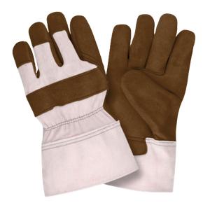 ถุงมือหนังวัวแยกชิ้นสำหรับงานหนักของแคนาดาคุณภาพระดับพรีเมี่ยมสวมใส่สบายเพื่อความปลอดภัยสะท้อนแสง - Product Image 5