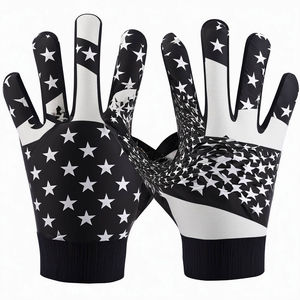 Guantes de Fútbol Americano Personalizados al Mejor Precio, Transpirables, Antideslizantes, de Poliéster, Ropa Deportiva Cómoda de Alta Calidad - Product Image 5