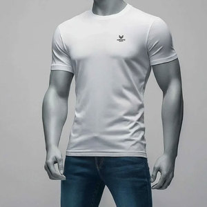 เสื้อยืดคอกลมคอกลมน้ำหนักเบาสำหรับ2024ออกแบบโลโก้ได้ตามต้องการ - Product Image 4