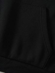 เสื้อพิมพ์ลายลำลองทรงหลวมสำหรับผู้ชายและผู้หญิง ไซส์พลัส ใส่สบาย ระบายอากาศได้ดี นุ่ม กันลม เป็นมิตรกับสิ่งแวดล้อม เสื้อกันหนาวแบบถักมีซับใน - Product Image 5