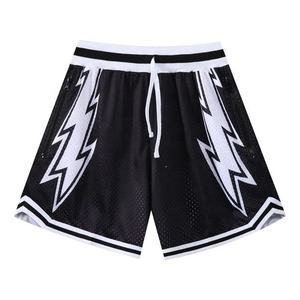Pantalones cortos de baloncesto para hombre, venta al por mayor, 2024, ropa de malla de diseño personalizado, ropa deportiva transpirable de talla grande - Product Image 5