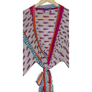 ชุดคลุมผ้าไหมพิมพ์ลายดอกไม้สำหรับผู้หญิงชุดนอนเจ้าสาวชุดกิโมโนลูกไม้เข็มขัดผ้าทอเก็บความร้อนสำหรับฤดูใบไม้ผลิสำหรับบ้านโรงแรม - Product Image 5