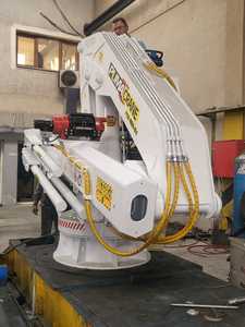 เครนแบบขาขึ้นเรือความจุ10ตันเครนไฮดรอลิกสำหรับเรือเดินทะเลมีแบริ่งปั๊มใหม่ - Product Image 5