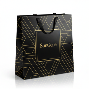 Sac de courses en papier kraft écologique imprimé avec logo de marque personnalisé, design de luxe pour les boutiques et les petites entreprises - Product Image 3