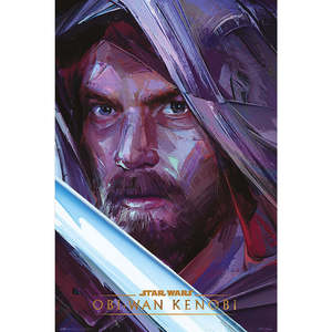 Póster de Papel con Diseño Moderno de Star Wars, Kenobi, Caballero Jedi, Arte para Pared - Product Image 1
