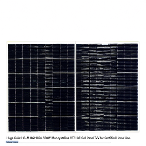 แผงโซลาร์เซลล์ Huge Solar HS-M182H654 550W โมโนคริสตัลไลน์ HJT แบบฮาล์ฟเซลล์ ได้รับการรับรองมาตรฐาน TUV สำหรับใช้ในบ้าน - Product Image 3