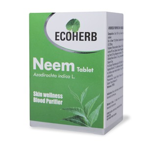 Comprimés à base de feuilles de neem fabriqués en Inde pour la santé de la peau ou l'hygiène bucco-dentaire et la purification du sang, disponibles à bon prix - Product Image 1