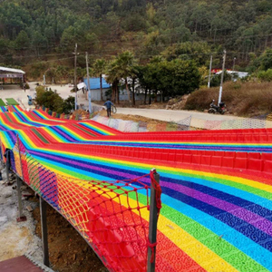 Tùy Chỉnh Vui Chơi Giải Trí Công Viên Sân Chơi Lớn Nhựa Khô Tuyết Trượt Cầu Vồng Trượt Trong Mặt Đất Trượt Dốc Đồi - Product Image 2