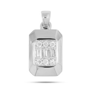 จี้เพชรทรงกลมสุดหรูสำหรับผู้หญิง - Product Image 1