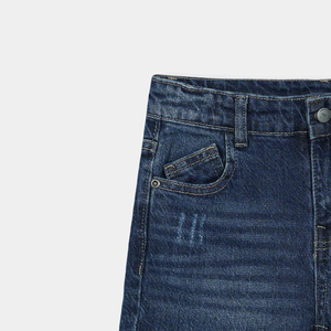 Usine directe hommes taille haute décontracté Denim Shorts respirant léger lavage style droit en gros à bas prix - Product Image 4