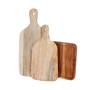 Planche en bois prix de gros planche à découper fabriquée en Inde meilleure planche à découper d'ustensiles de cuisine naturels pour la découpe - Product Image 5
