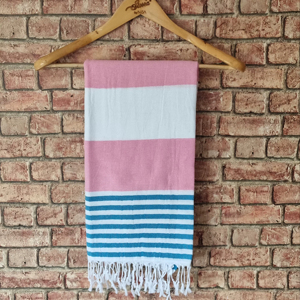 Marina Peshtamal 100% Cotton Yarn Dyed Turkish <b>Towel</b> Soft Antibacterial Anti-Allergy Made in Turkey - Product Image 1