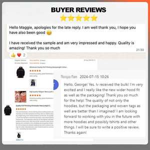 Sudadera con Capucha Extra Grande de Punto, 100% Algodón, 500 g/m², Unisex, Hombros Caídos, Corte Recortado, Color Sólido, Talla Grande para Hombre - Product Image 5