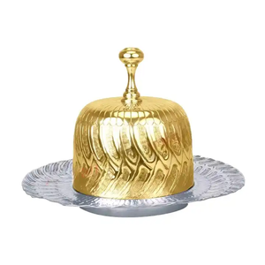 Bols aux dattes très brillants Pot de finition personnalisée Bol Khajoor idéal pour les fêtes de mariage et autres événements Décoration de table Design - Product Image 6