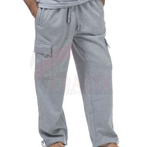 Pantalon cargo décontracté pour homme, taille haute, coupe ample, léger, pour l'extérieur et l'entraînement - Product Image 3