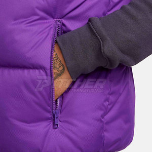 เสื้อกั๊กบุนวมกันหนาวคอตั้งสำหรับผู้ชาย, เสื้อกั๊กกันความร้อนนุ่มใส่สบายเหมาะสำหรับใส่ในชีวิตประจำวัน - Product Image 6