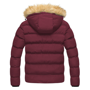 Chaqueta de Invierno Acolchada para Hombre de Alta Calidad, con Capucha y Cuello Alto, Tallas Grandes, Estilo Urbano Hip Hop, Colores Personalizables - Product Image 2