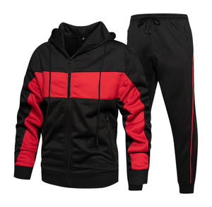 Conjunto Deportivo Informal de Invierno para Hombre y Mujer, Talla Grande, Grueso, de 2 Piezas, Color Sólido Estampado, 100% Poliéster, Sudadera con Capucha y Pantalones Deportivos - Product Image 6