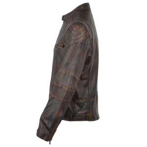 Chaqueta de cuero de motorista de mejor diseño para hombre, ropa informal personalizada, chaqueta de cuero de oveja de invierno - Product Image 2