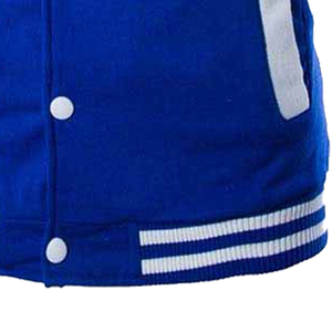 High Quality Fashionable Baseball <b>Letter</b> <b>Man</b> <b>Jacket</b> Custom Embroidered <b>Letters</b> Coat Plus Size <b>Men's</b> <b>Jackets</b> Stand Varsity <b>Jacket</b> - Product Image 2