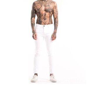 Pantalon en jean décontracté respirant à jambe droite, taille haute, poches amples, style streetwear, faible MOQ, fabriqué en usine - Product Image 1