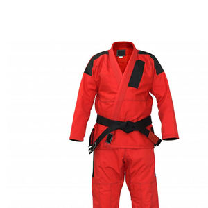 Personnalisable de haute qualité marque échantillon gratuit rouge brésilien Jiu-Jitsu Gi BJJ uniforme Gi Kimono De Jiu Jitsu vêtements d'arts martiaux - Product Image 6