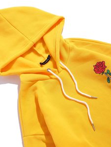 Streetwear à la mode sweat à capuche surdimensionné poids lourd épaules tombantes Boxy coupe ample logo personnalisé impression brodée en gros - Product Image 2