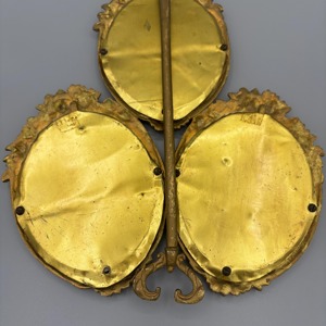 กรอบรูปสีทองดีไซน์กระจกสไตล์ราชวงศ์3แบบหรูหราที่ใส่รูปภาพที่หรูหราสง่างามแท่นโชว์ของตกแต่งสำหรับเป็นของขวัญที่บ้านสำนักงาน - Product Image 2