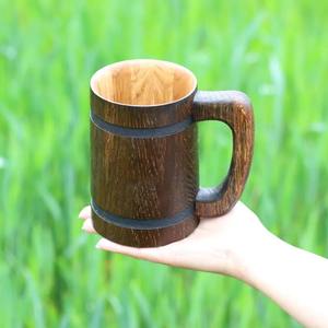 Mug en bois de qualité supérieure, fait main, en bois massif, tasse à café ou à thé réutilisable, vaisselle pour restaurant, bar, hôtel, en gros. - Product Image 5