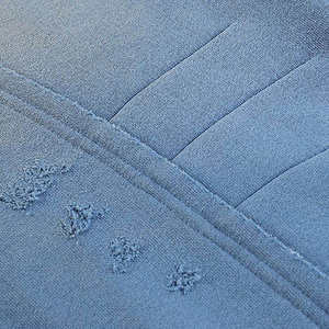 Garment 280gsm Acid Wash Distressed Regular Fit French Terry Winter Casual Hoodie para hombres - Product Image 4