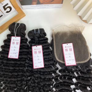 Factoryprice Natural Black Machine Doble trama 18 pulgadas Body Twist Curly Remy Virgin Extensiones de cabello humano Listo para enviar - Product Image 3