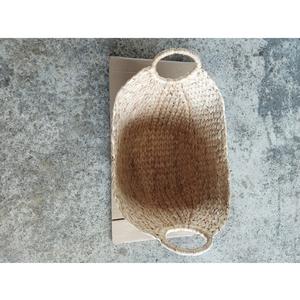 Ensemble de paniers de rangement durables 3 pièces à dessus ovale carré jacinthe d'eau fruits nourriture Art décor boisson boîtes de rangement bacs - Product Image 2