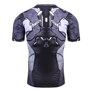 เสื้อกันผื่นสำหรับผู้ชายและผู้หญิงเสื้อแร็ชแบบแขนครึ่งแขน - Product Image 4