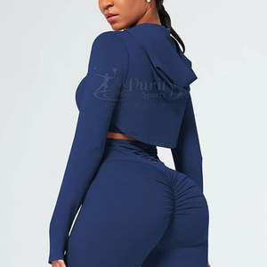 2025 New Design Professional Women Set Wholesale Women Yoga Set New Arrival 100% Cotton Women Set - Product Image 3
