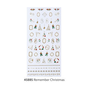 ShineB Remeber Christmas #45885 Nail Art <b>Stickers</b> Hight Quality Multi Size Bag Custom Finger Beauty Cute Snow <b>Decal</b> Oem Odm - Product Image 2