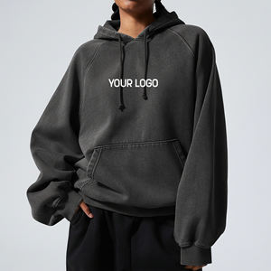 OEM/ODM Vente chaude Vêtements d'hiver Couleur unie Style ample Pull à capuche pour femmes Pulls à capuche de haute qualité à la mode - Product Image 4