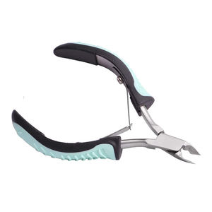 Best Quality Stainless Steel Professional Cuticle Nail Nipper Sharp <b>Point</b> Double Spring Toenail Nipper With Rubber Grip Handle - Product Image 3