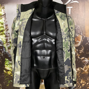 Veste de sport d'extérieur pour homme, respirante, coupe-vent, imperméable, camouflage, avec capuche et fermeture éclair, pour la chasse et l'alpinisme - Product Image 2