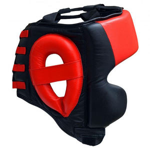 Meilleure vente réglable PU matériel boxe tête garde personnalisable confortable Durable OEM Service fabriqué en usine pas cher boxe - Product Image 5