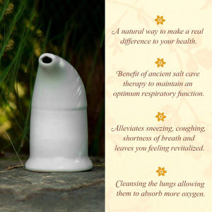 เครื่องพ่นเกลือหิมาลัยแบบใช้ซ้ำได้ เกรดพรีเมียม ผลิตจากเกลือสีชมพูธรรมชาติ ช่วยให้หายใจสะดวก สุขภาพทางระบบทางเดินหายใจ รับผลิตแบบ OEM จำนวนมากจากปากีสถาน - Product Image 4