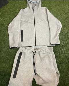 Survêtement personnalisable de haute qualité taille élastique écologique respirant léger solide hiver ensemble personnalisable avant - Product Image 3