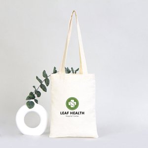 Bolsa de Tela de Algodón Pequeña Personalizada con Impresión, 8x10, Bolsa Promocional para Libros, Reciclable, con Logotipo Personalizado Incluido - Product Image 6