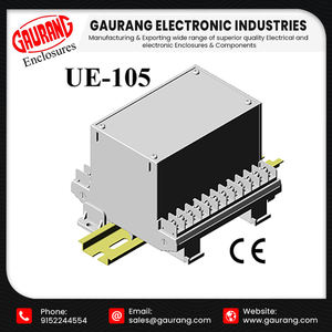 Meilleure qualité boîtier de Rail Din universel UE-105 IP66 niveau de Protection prix bon marché plastique ABS aluminium boîte de commande indien - Product Image 2