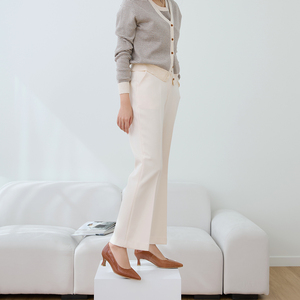 [JSHOE] GISSE escarpins à talons aiguilles légers en cuir de vachette naturel talon de 5cm pour femmes chaussures habillées de bureau marron noir - Product Image 6