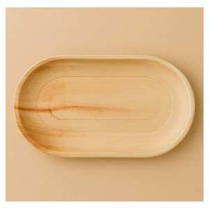 Assiettes hexagonales en feuille de palmier Areca de qualité supérieure pour les mariages et les services de restauration éco-conscients - Product Image 4