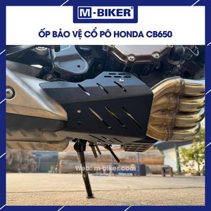 Protecteur de tuyau d'échappement en acier inoxydable M-Biker CB650/CBR650 côté droit, remplacement, adaptateur 51 mm, neuf, emballé, garantie 1 an - Product Image 5