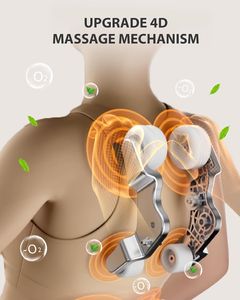 Sillón de Masaje Comercial Portátil de Gravedad Cero, Moderno, Shiatsu, con Bolsas de Aire para Todo el Cuerpo, Pantalla Inteligente Ajustable, Rodillo para Piernas y Glúteos - Product Image 4